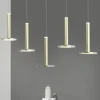 Lampadari Moderni-Selezionato da Mazzolaluce Lampadario per tavolo da pranzo binario ottone led 3000k