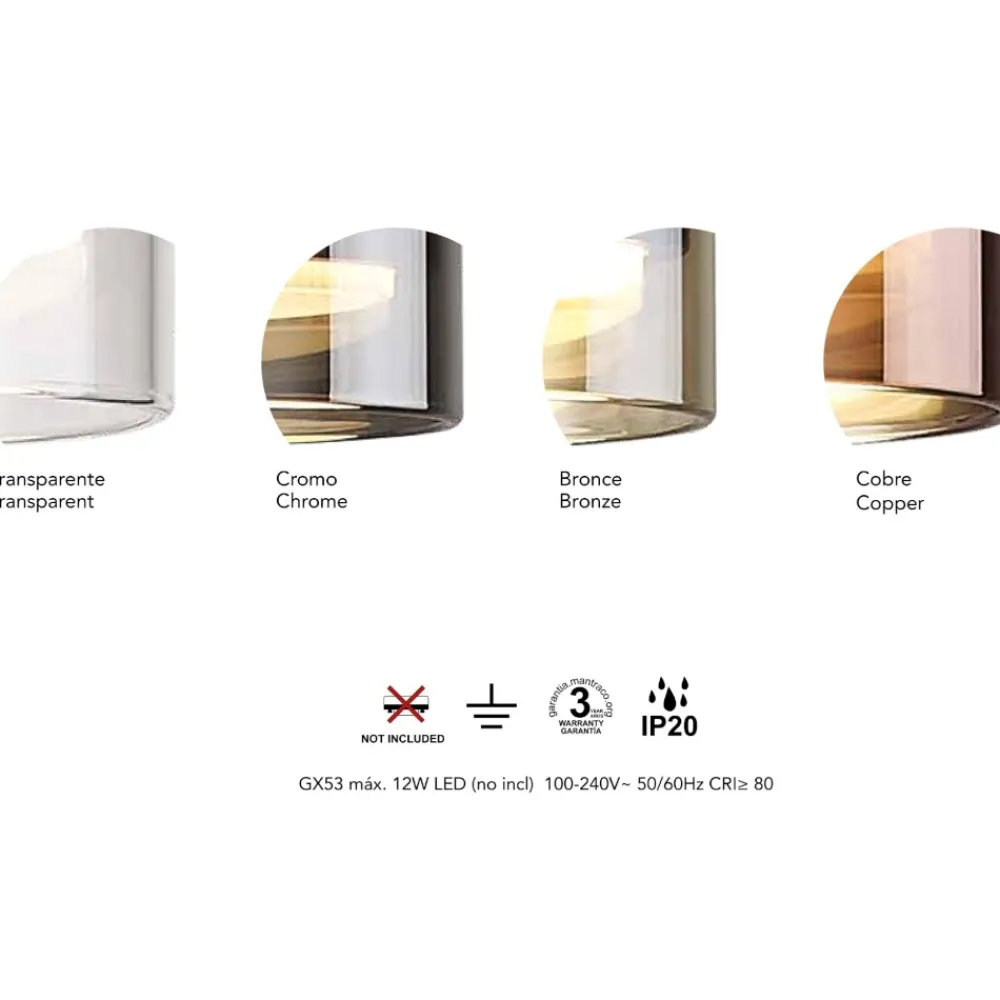 Lampadari Moderni-Selezionato da Mazzolaluce Lampadario per tavolo da soggiorno pendenti in vetro multicolor