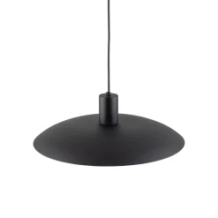Lampadari Cucina-Selezionato da Mazzolaluce Lampadario piatto a sospensione nero 41 cm per cucina moderna