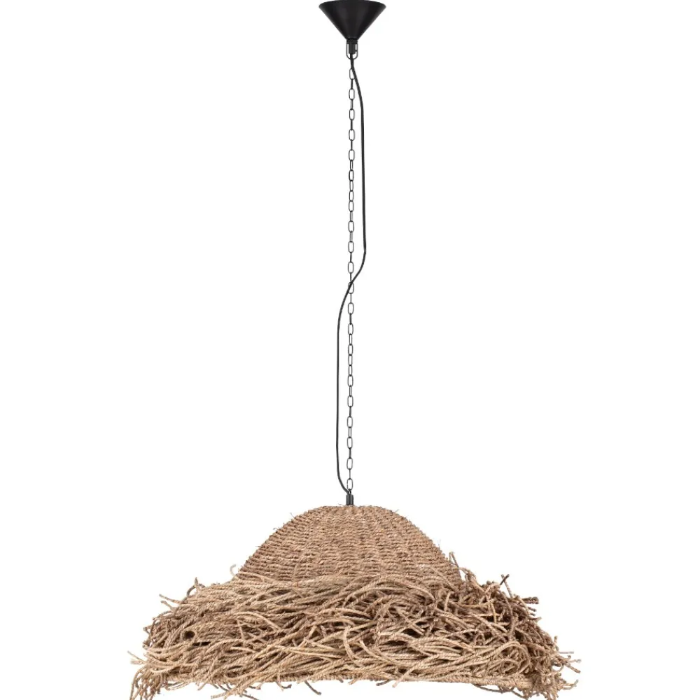 Lampadari Moderni-Selezionato da Mazzolaluce Lampadario rattan alga marina intrecciata