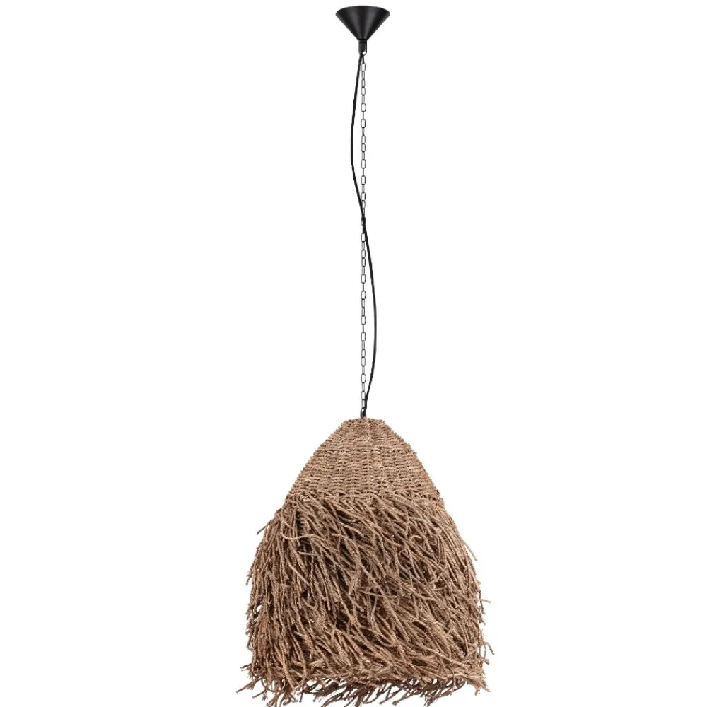 Lampadario Camera Da Letto-Selezionato da Mazzolaluce Lampadario rattan cupola alga marina