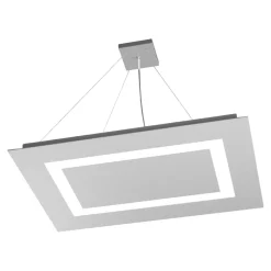 Lampadari Moderni-Top Light Lampadario rettangolare grigio moderno toplight carpet