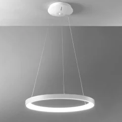 Lampadari Moderni-Vivida International Lampadario rotondo bianco led 60w 3000k 4000k vivida lifering