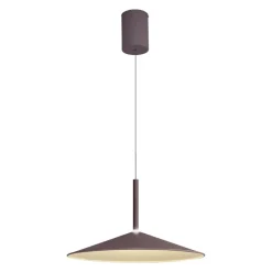 Lampadari Cucina-Selezionato da Mazzolaluce Lampadario saliscendi per cucina moderna marrone 16w 3000k
