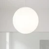 Lampadari Moderni-Linea Light Lampadario sfera bianca oh! p65
