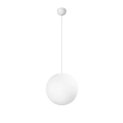 Lampadari Moderni-Linea Light Lampadario sfera bianca oh! p65