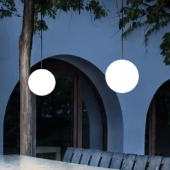 Lampadari Moderni-Linea Light Lampadario sfera bianca oh! p65