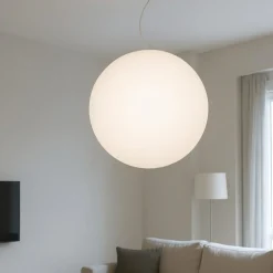 Lampadari Moderni-Linea Light Lampadario sfera bianca per esterno oh! p65