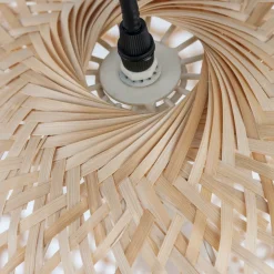 Lampadario Camera Da Letto-Selezionato da Mazzolaluce Lampadario sfera di rattan naturale 40 cm per camera da letto