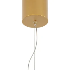 Lampadari Moderni-Selezionato da Mazzolaluce Lampadario sfera sole 80 cm oro led 21w 3000k moderno