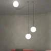 Lampadari Moderni-Maytoni Lampadario sfere a sospensioni twins led 3000k