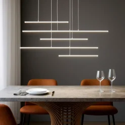 Lampadari Moderni-Ondaluce Lampadario so genius 50 oro design moderno per soggiorno