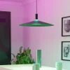 Lampadari Cucina-Eglo Lampadario sospensione conomavilla-z per cucina nero led rgb 2700k a 6500k controllo remoto app