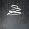 Lampadari Moderni-Ondaluce Lampadario so vuelta silver design moderno