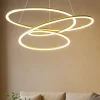 Lampadari Moderni-Perenz Illuminazione Lampadario spira oro perenz design moderno per soggiorno