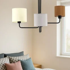 Lampadario Camera Da Letto-Selezionato da Mazzolaluce Lampadario stanza da letto marrone grigio beige
