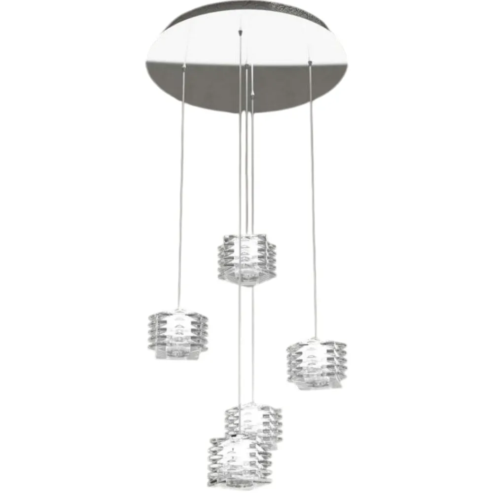 Lampadario Camera Da Letto-Top Light Lampadario stanza da letto vetri rubik