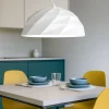 Lampadari Cucina-Perenz Illuminazione Lampadario tilt per cucina moderna cupola bianca