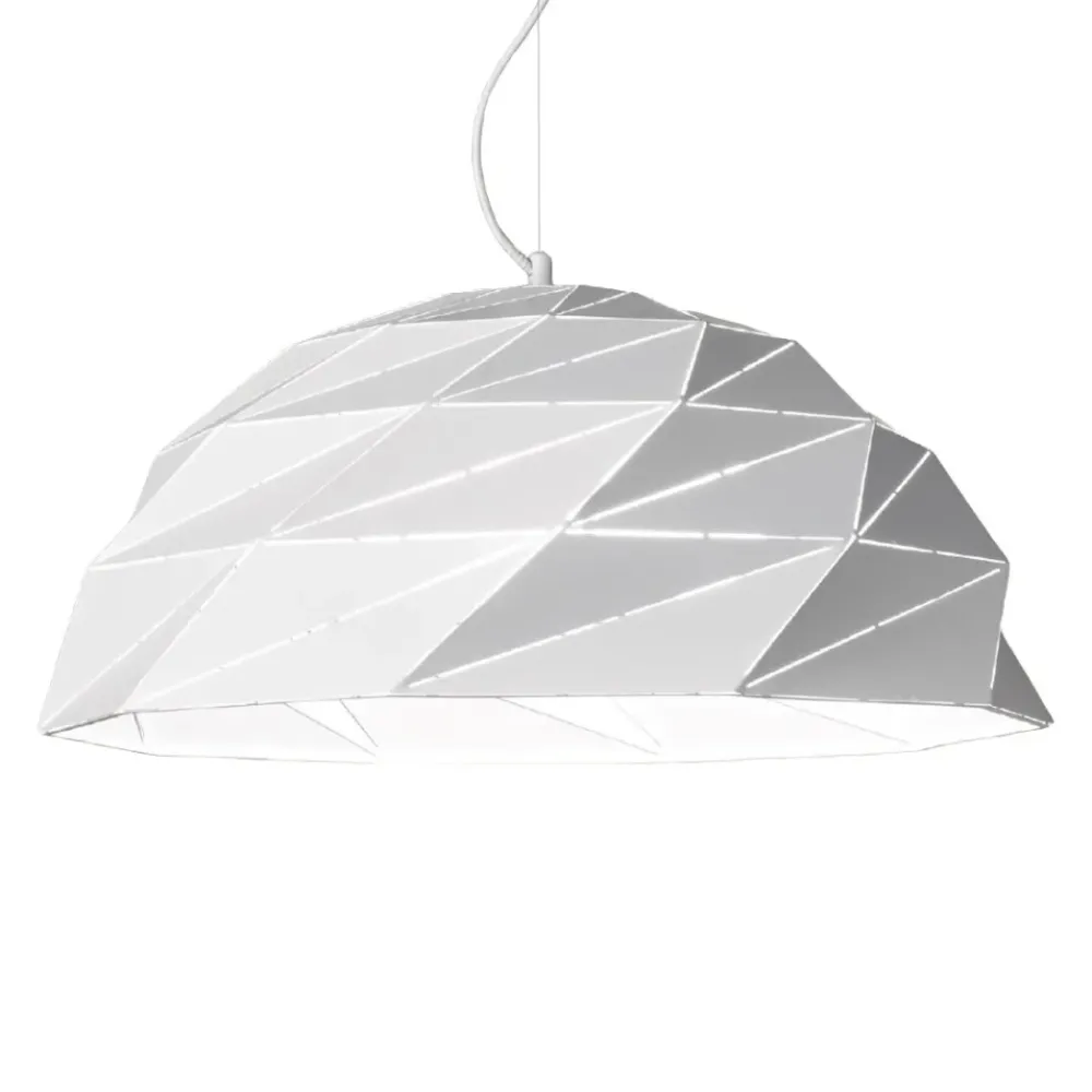 Lampadari Cucina-Perenz Illuminazione Lampadario tilt per cucina moderna cupola bianca