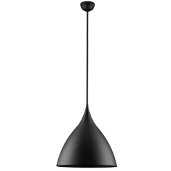 Lampadari Cucina-Selezionato da Mazzolaluce Lampadario topia cupola nera per sala da pranzo cucina