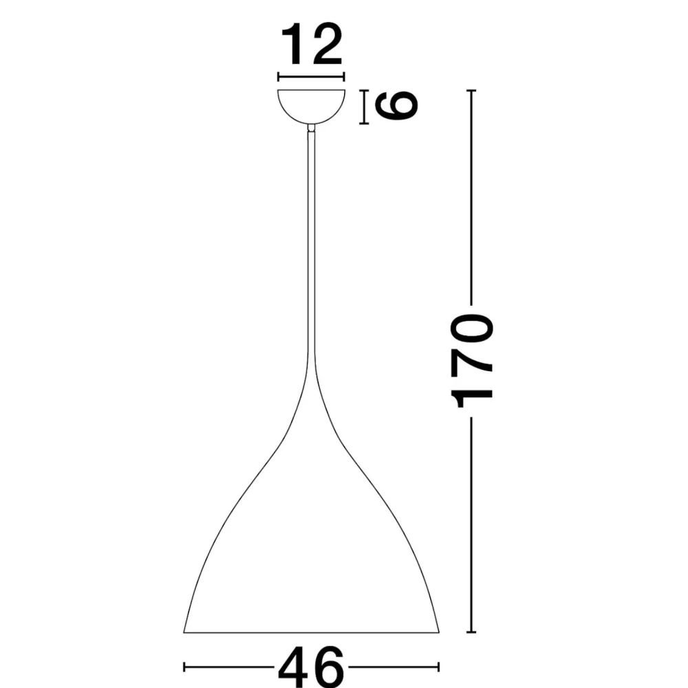 Lampadari Cucina-Selezionato da Mazzolaluce Lampadario topia cupola nera per sala da pranzo cucina