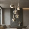 Lampadari Moderni-Top Light Lampadario moderno per salotto sfere vetro cromo