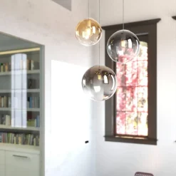Lampadari Moderni-Top Light Lampadario toplight per soggiorno moderno sfere bocce vetro multicolor