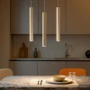 Lampadari Cucina-Top Light Lampadario tre luci toplight cilindri metallo sabbia per isola cucina