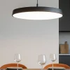 Lampadari Cucina-IsyLuce Lampadario urban nero per cucina led 39w dimmerabile
