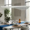 Lampadari Moderni-Selezionato da Mazzolaluce Lampadario vela moderna led 40w 3000k per tavolo da soggiorno