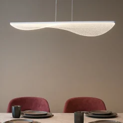 Lampadari Moderni-Selezionato da Mazzolaluce Lampadario vela moderna led 40w 3000k per tavolo da soggiorno