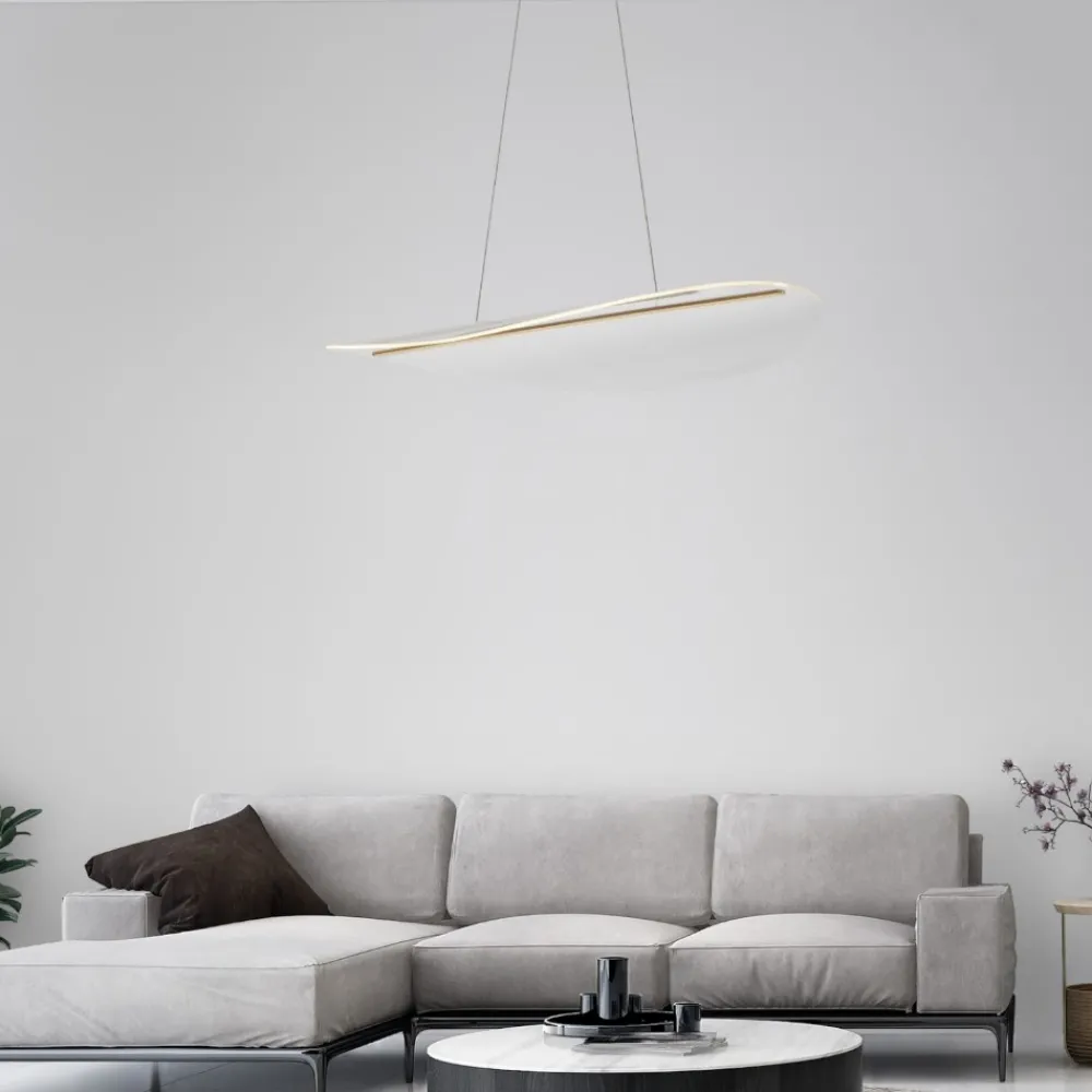 Lampadari Moderni-Selezionato da Mazzolaluce Lampadario vela per soggiorno moderno led 3000k