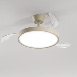 Ventilatori Da Soffitto-Selezionato da Mazzolaluce Lampadario ventilatore con pale da soffitto sabbia 20mq pale motorizzate con telecomando