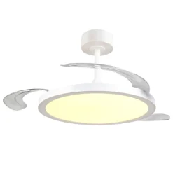 Ventilatori Da Soffitto-Selezionato da Mazzolaluce Lampadario ventilatore con pale da soffitto moderno con luce telecomando