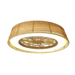 Ventilatori Da Soffitto-Selezionato da Mazzolaluce Lampadario ventilatore con pale per esterno ip44 lec cct con telecomando motore dc