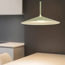 Lampadari Cucina-Selezionato da Mazzolaluce Lampadario verde saliscendi per cucina moderna led 16w 3000k