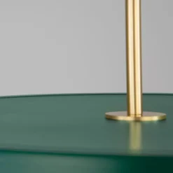 Lampadari Cucina-Selezionato da Mazzolaluce Lampadario verde tondo piatto circolare per tavolo cucina moderna