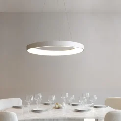 Lampadari Moderni-Vivida International Lampadario vivida inner-r 80 bianco led 80w 3000k 4000k dimmerabile