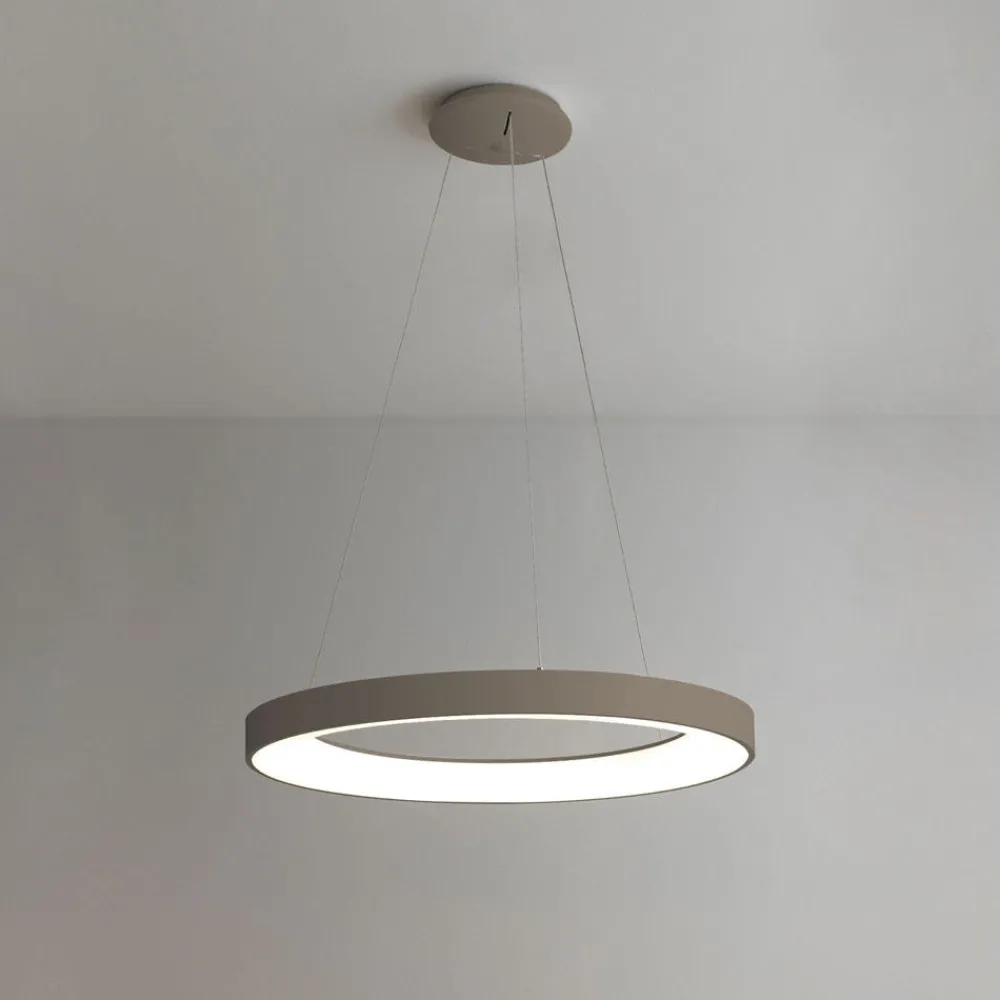 Lampadari Moderni-Vivida International Lampadario vivida inner-r 80 sabbia rotondo led 80w 3000k 4000k dimmerabile