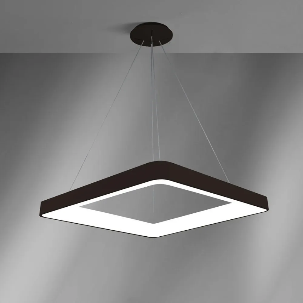 Lampadari Moderni-Vivida International Lampadario vivida inner-s 80 nero led 80w 3000k 4000k