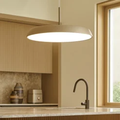 Lampadari Cucina-Vivida International Lampadario vivida pinco sabbia da cucina moderna led 40w 3000k 4000k dimmerabile