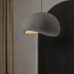 Lampadari Moderni-Selezionato da Mazzolaluce Lampadario wabi sabi 60cm stile giapponese design japandi antracite