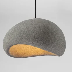 Lampadari Moderni-Selezionato da Mazzolaluce Lampadario wabi sabi 60cm stile giapponese design japandi antracite