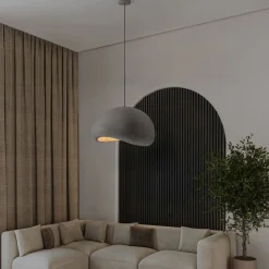 Lampadari Moderni-Selezionato da Mazzolaluce Lampadario wabi sabi 60cm stile giapponese design japandi antracite