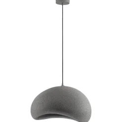 Lampadari Moderni-Selezionato da Mazzolaluce Lampadario wabi sabi grigio antracite 50cm design stile japandi