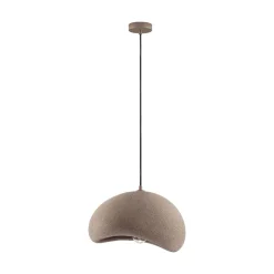 Lampadari Cucina-Selezionato da Mazzolaluce Lampadario wabi sabi marrone 40cm design japandi per cucina