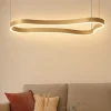 Lampadari Moderni-Ideal Lux Lampadario waves-1 sp oro led 3000k