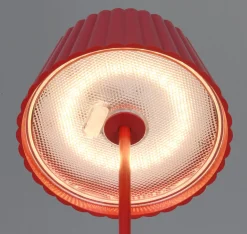 Lampade Da Tavolino Esterno-Selezionato da Mazzolaluce Lampada rossa da tavolino ricaricabile ortatile led moderna