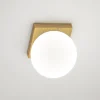 Plafoniere Moderne-Perenz Illuminazione Lampada sfera da soffitto parete dot oro ottone brunito