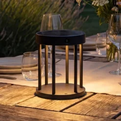 Lampade Da Tavolino Esterno-Selezionato da Mazzolaluce Lampada solare da tavolino da giardino sensore crepuscolare movimento